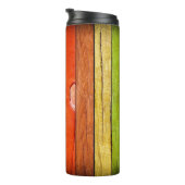 色付き木目テクスチャ、3Dイラストレーション3d、アブストラック タンブラー (回転右)