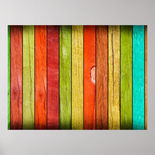色付き木目テクスチャ、3Dイラストレーション3d、アブストラック ポスター (正面)