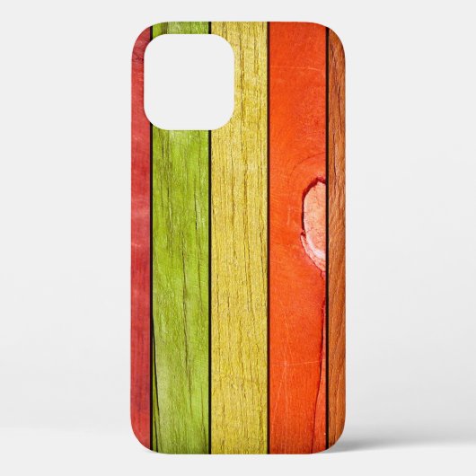 色付き木目テクスチャ、3Dイラストレーション3d、アブストラック Case-Mate iPhoneケース (裏面)