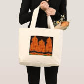 色付き木 –  ラージトートバッグ (正面(商品))