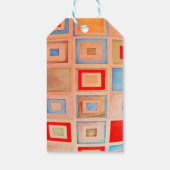 色付き正方形 ギフトタグ (裏面)