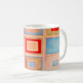 色付き正方形 コーヒーマグカップ (正面右)