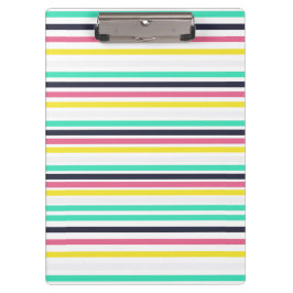色付き水平ストライプ色 クリップボード
