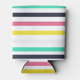 色付き水平ストライプ色 缶クーラー