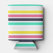色付き水平ストライプ色 缶クーラー (裏面)
