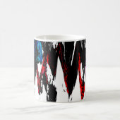 色付き波 コーヒーマグカップ (中央)