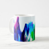 色付き波 コーヒーマグカップ (正面左)