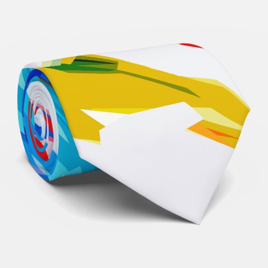 色付き波 ネクタイ (ロール)