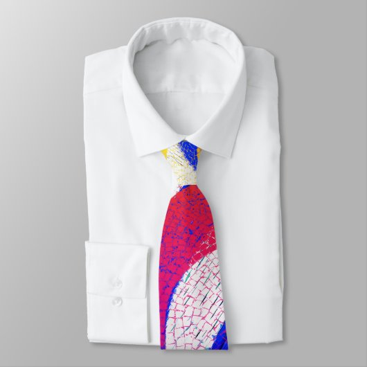 色付き波 ネクタイ (タイ)