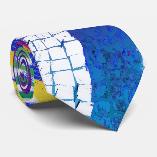 色付き波 ネクタイ (ロール)