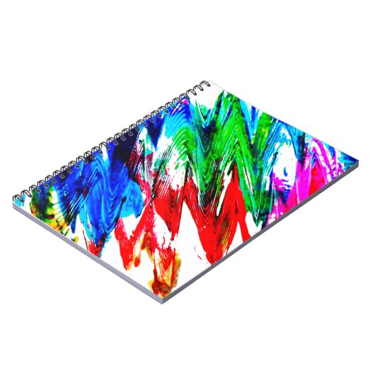 色付き波 ノートブック (左側)