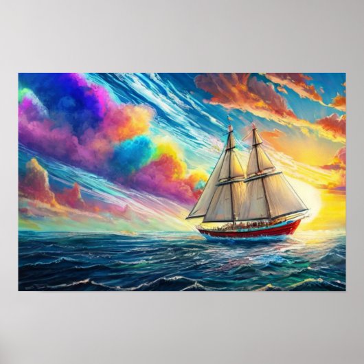 色付き海 ポスター (正面)