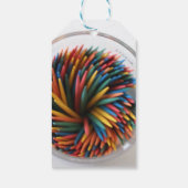 色付き爪楊枝ギフトラベル ギフトタグ (裏面)