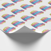色付き猫の包装紙 ラッピングペーパー (角)