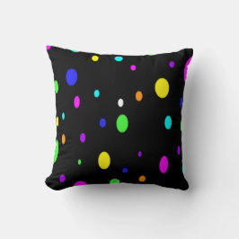 色付き球体 クッション