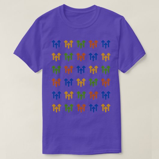 色付き矢印 Tシャツ (デザイン正面)