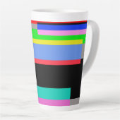 色付き線 カフェラテマグ (右アングル)