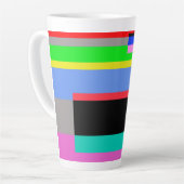 色付き線 カフェラテマグ (左アングル)