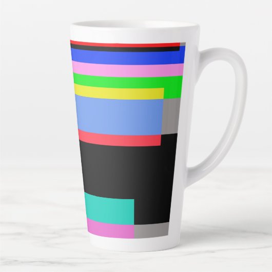 色付き線 カフェラテマグ (右)