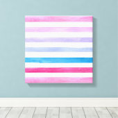 色付き線 キャンバスプリント (インサイチュ (ウッドフロア))
