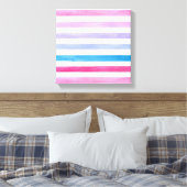 色付き線 キャンバスプリント (インサイチュ (寝室))