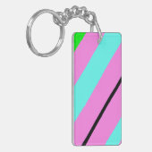 色付き線 キーホルダー (正面左)
