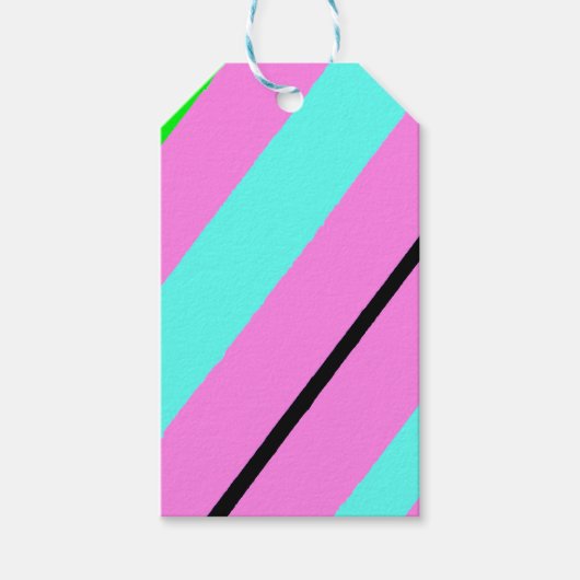 色付き線 ギフトタグ (正面)