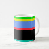 色付き線 コーヒーマグカップ (正面右)
