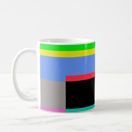 色付き線 コーヒーマグカップ (左)