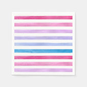 色付き線 スタンダードカクテルナプキン (正面)