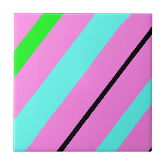 色付き線 タイル (正面)