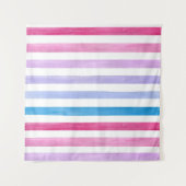 色付き線 タペストリー (正面)