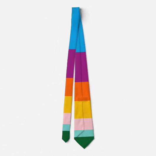 色付き線 ネクタイ (裏面)