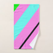 色付き線 バスタオルセット (ハンドタオル)