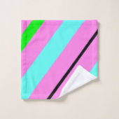 色付き線 バスタオルセット (ウォッシュタオル)