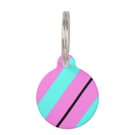 色付き線 ペット　ネームタグ