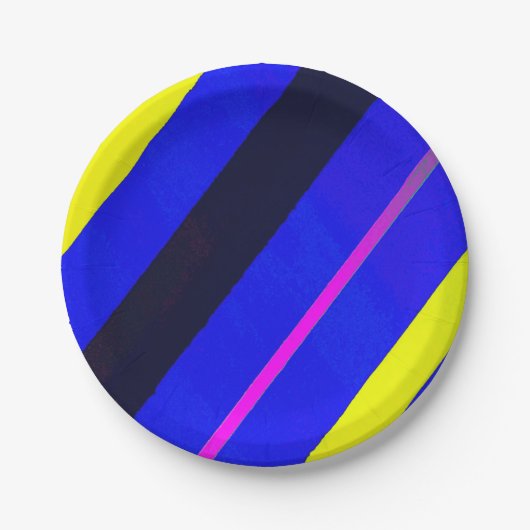 色付き線 ペーパープレート (正面)