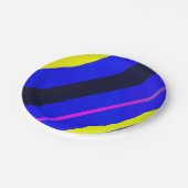 色付き線 ペーパープレート (アングル)