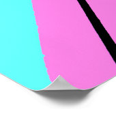 色付き線 ポスター (角)