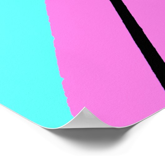 色付き線 ポスター (角)