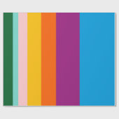 色付き線 ラッピングペーパー (フラット)