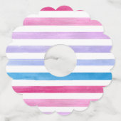 色付き線 ワイングラスタグ (正面)