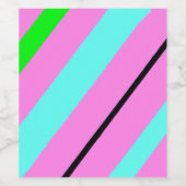 色付き線 ワインラベル (シングルラベル)