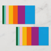 色付き線 名刺 (正面/裏面)