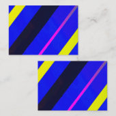 色付き線 名刺 (正面/裏面)