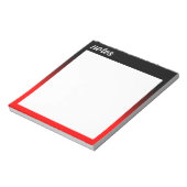 色付き背景メモ帳 ノートパッド (回転)