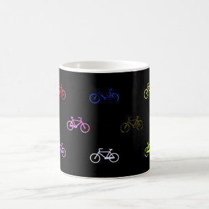 色付き自転車 コーヒーマグカップ