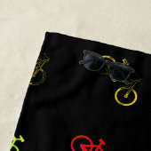 色付き自転車 ビーチタオル (インサイチュ)