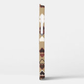 色付き要素を含む幾何パターン、抽象芸術 Case-Mate iPhoneケース (裏面 / 左)