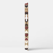 色付き要素を含む幾何パターン、抽象芸術 Case-Mate iPhoneケース (裏面 / 右)